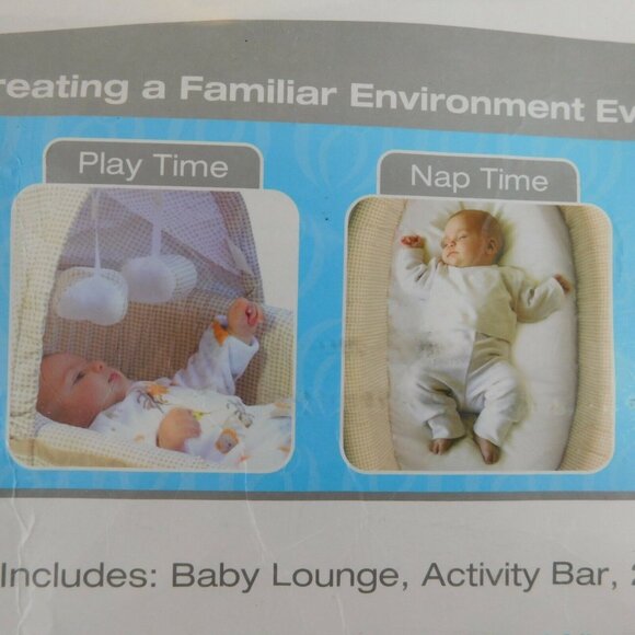 LulyBoo Baby Lounge To-Go Backpack Beige Play Nap Changing Activity Bar BLFN001 - Picture 9 of 12